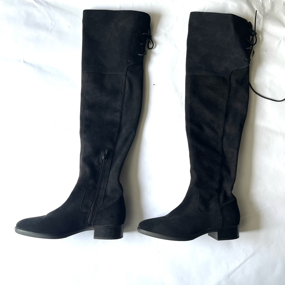 Geox Black Over-the-Knee Women's Boots - Picture 2 of 8